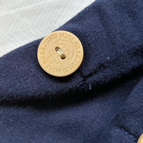 harajuku mini x target military style zip-up cardigan jacket 3T toddler girls - Picture 8 of 9